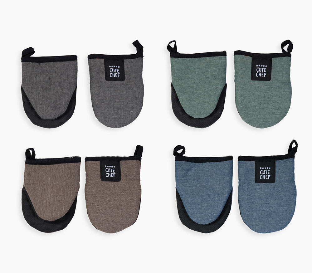 Σετ 2 Τεμαχίων Γάντια Κουζίνας Πράσινο Lorin Nef-Nef Homeware