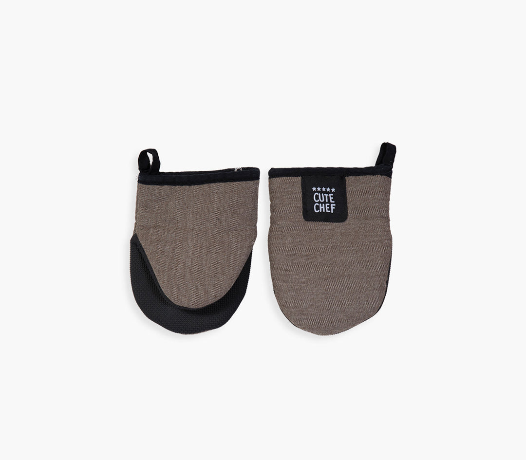 Γάντια Κουζίνας Σετ 2 Τεμαχίων Καφέ Lorin Nef-Nef Homeware