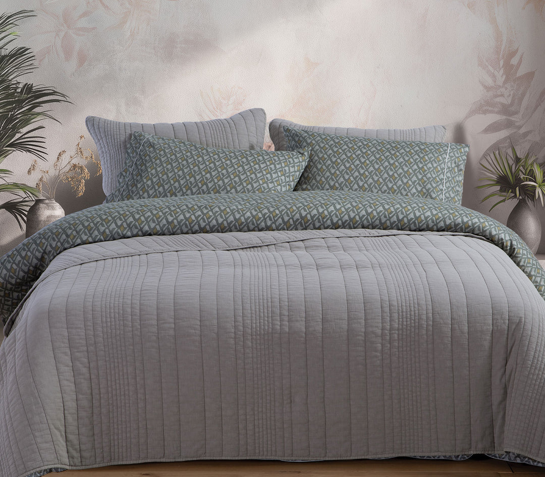 Κουβερλί Υπέρδιπλο Γκρι 230Χ240 Ecstatic Nef-Nef Homeware