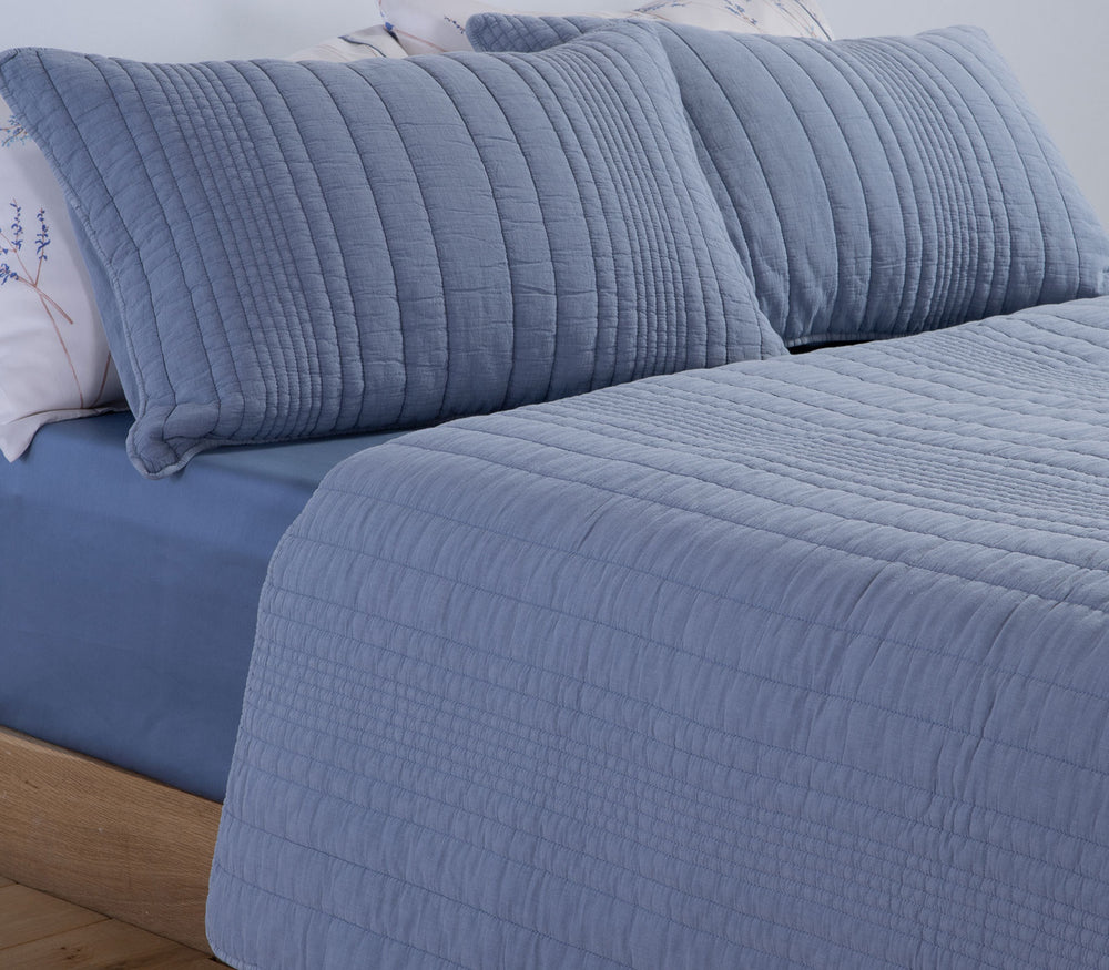 Κουβερλί Υπέρδιπλο Μπλε 230Χ240 Ecstatic Nef-Nef Homeware