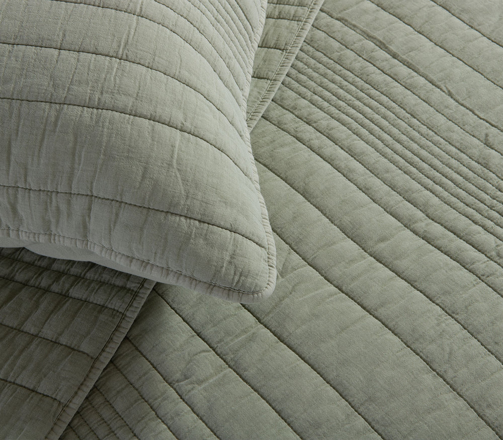 Σετ Μαξιλαροθήκες Διακοσμητικές 2τμχ Βαμβακερές Πράσινο Ecstatic 52x72 Nef-Nef Homeware