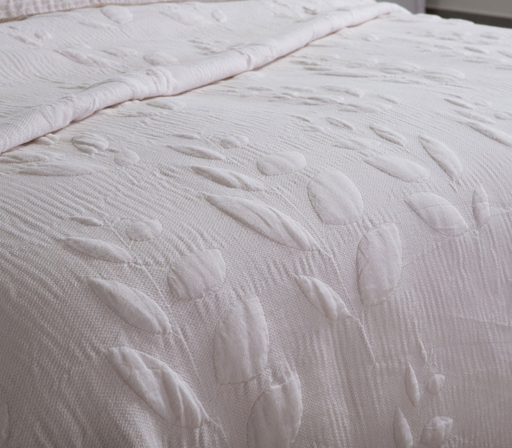 Κουβερλί Υπέρδιπλο Εκρού 230Χ240 Emily Nef-Nef Homeware