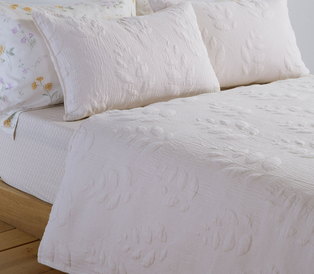 Σετ Μαξιλαροθήκες Διακοσμητικές 2τμχ Βαμβακερές Εκρού Emily 52x72 Nef-Nef Homeware