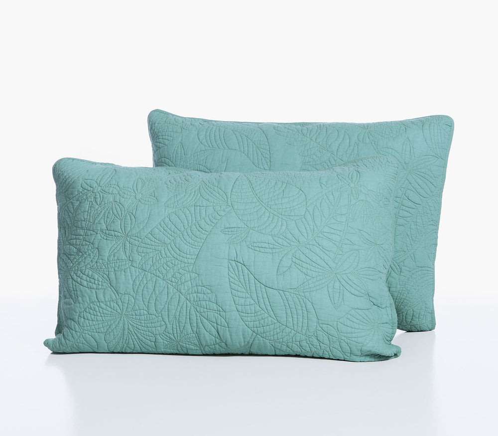 Σετ Μαξιλαροθήκες Διακοσμητικές 2τμχ Βαμβακερές Πράσινες Charisma 52x72 Nef-Nef Homeware