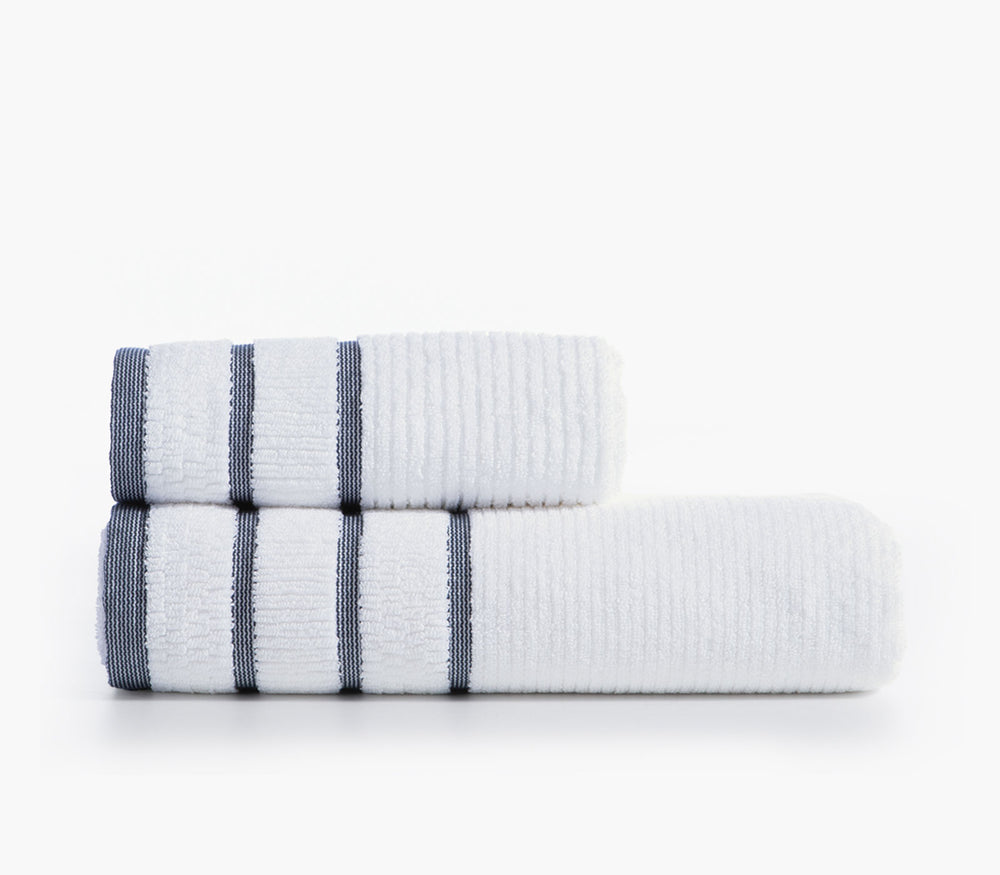 Σετ Πετσέτες 2 Τεμαχίων Λευκό Βαμβακερό Stern Nef-Nef Homeware