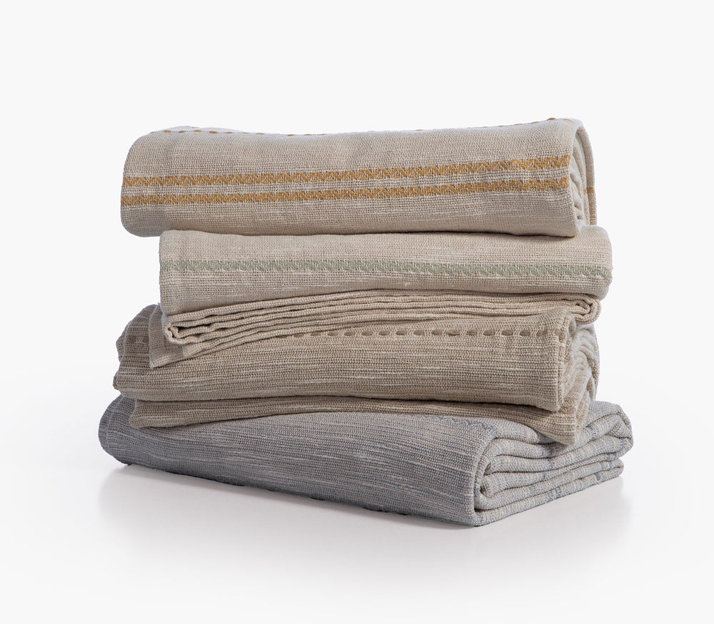 Ριχτάρι Τριθέσιου Καναπέ Μπεζ/Μέντα Bleeze 180Χ300cm Nef-Nef Homeware