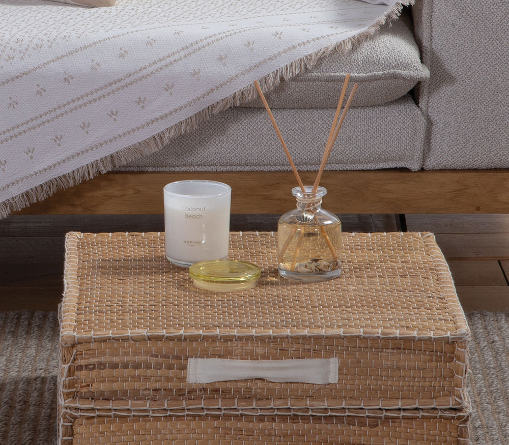Αρωματικό Κερί Κίτρινο Coconut Beach 270gr Nef-Nef Homeware