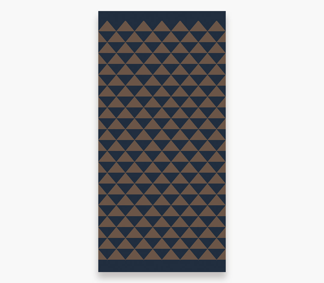 Πετσέτα Θαλάσσης Μπλε/Καφέ Pointing 80Χ160cm Nef-Nef Homeware