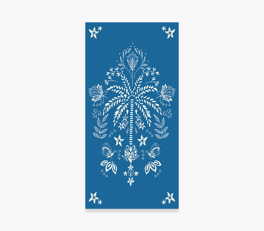 Πετσέτα Θαλάσσης Μπλε Oriental Blue 80Χ160cm Nef-Nef Homeware