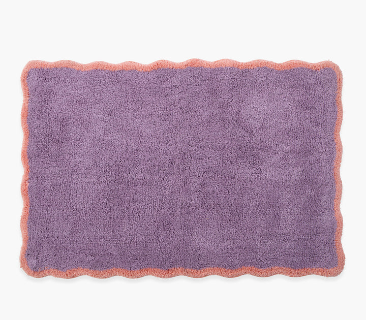 Ταπέτο Μπάνιου Μωβ Βαμβακερό Vertia 60X90cm Nef-Nef Homeware