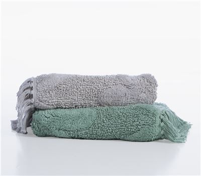 Ταπέτο Μπάνιου Πράσινο Βαμβακερό Jetrix 60X90cm Nef-Nef Homeware