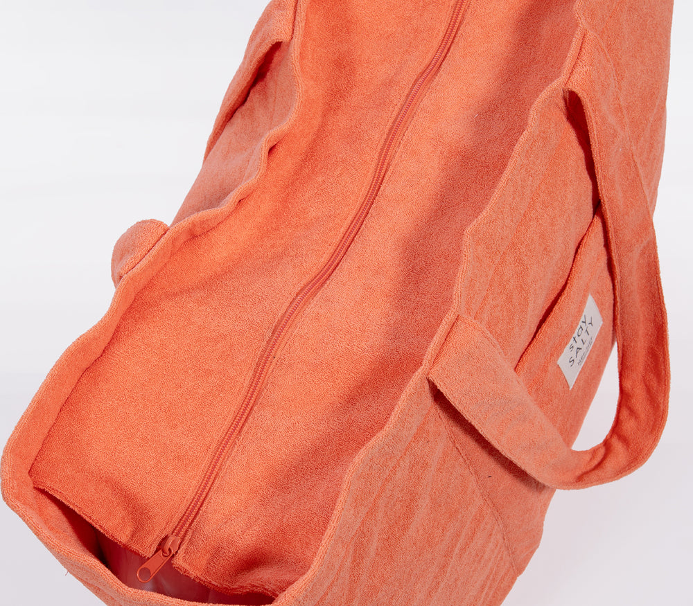 Μονόχρωμη Τσάντα Θαλάσσης Πορτοκαλί Expression 26 50X40X17cm Nef-Nef Homeware