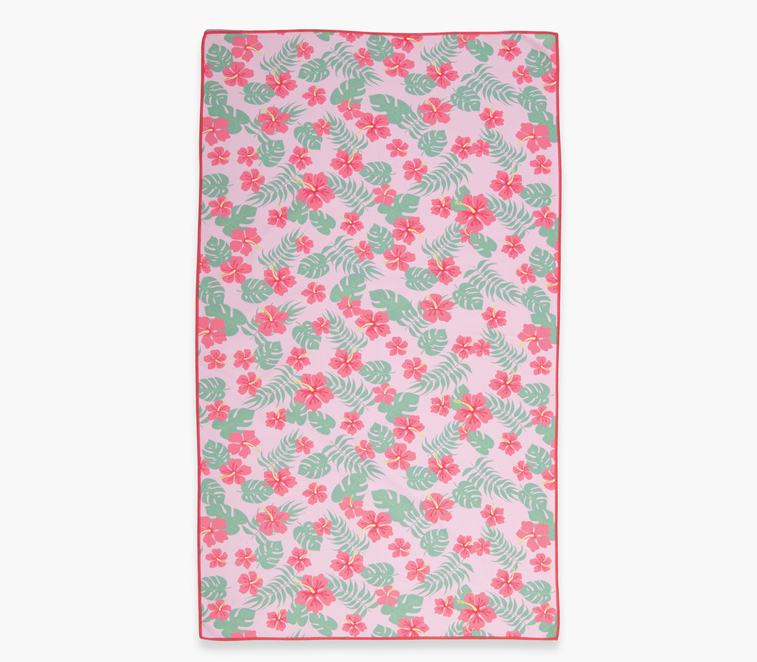 Παιδική Πετσέτα Θαλάσσης Ροζ Lets Go Tropic 70X120cm Nef-Nef Homeware