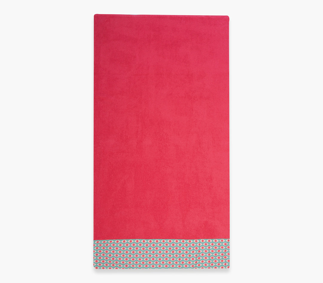 Μονόχρωμη Πετσέτα Θαλάσσης Κοραλί Digital 90X170cm Nef-Nef Homeware
