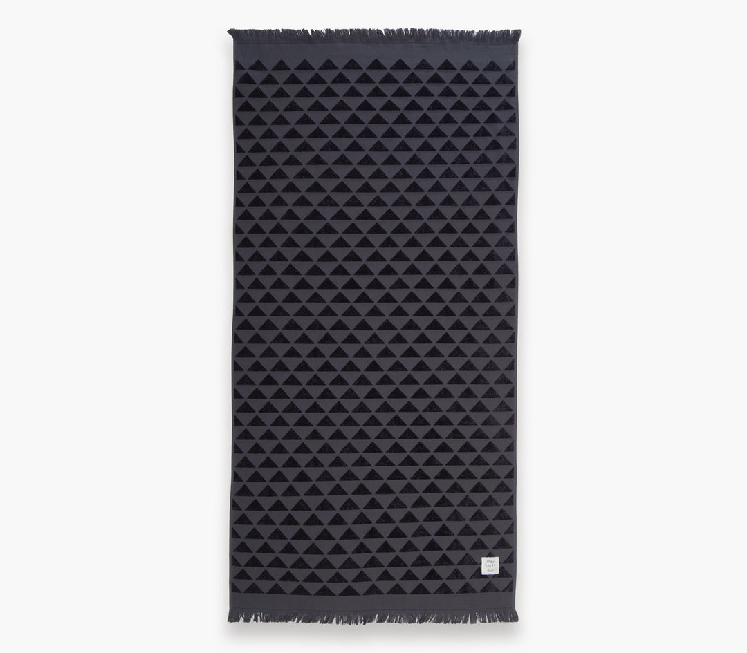Μονόχρωμη Πετσέτα Θαλάσσης Γκρι Virago 80X160 Nef-Nef Homeware