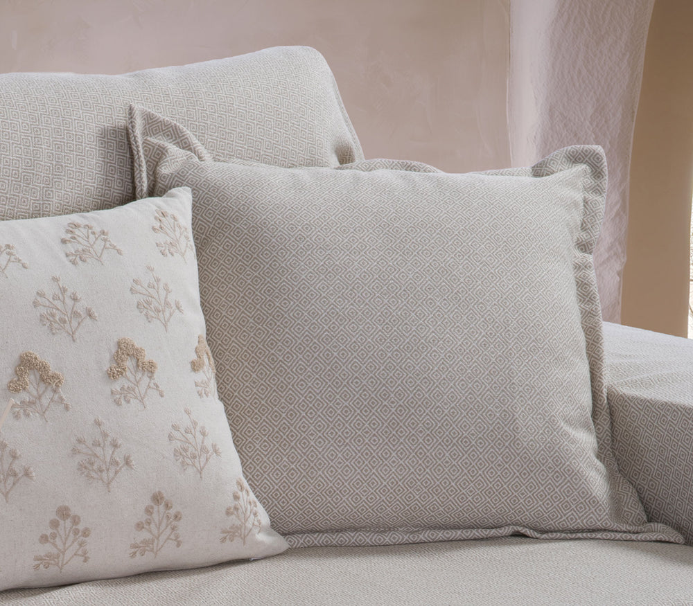 Διακοσμητικό Μαξιλάρι Μπεζ Loen 50X50cm Nef-Nef Homeware