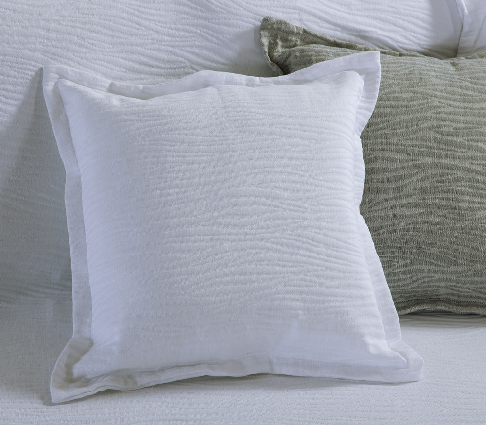 Διακοσμητικό Μαξιλάρι Λευκό Zebra 50X50cm Nef-Nef Homeware