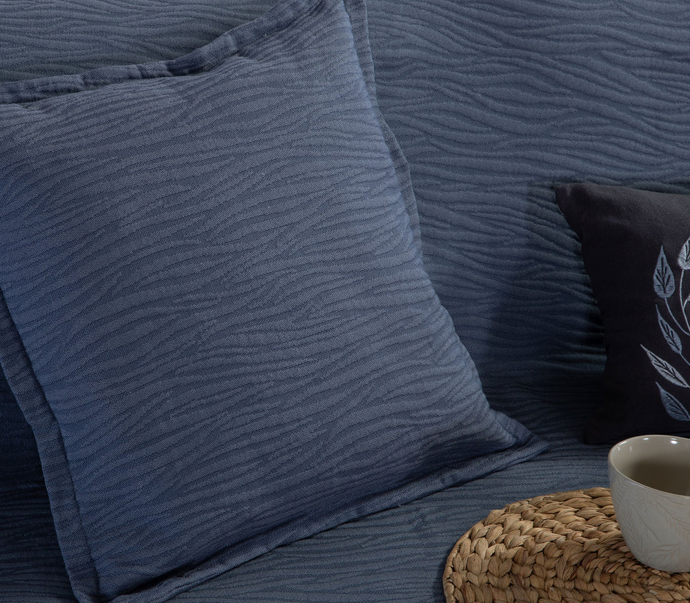 Διακοσμητικό Μαξιλάρι Μπλε Zebra 50X50cm Nef-Nef Homeware