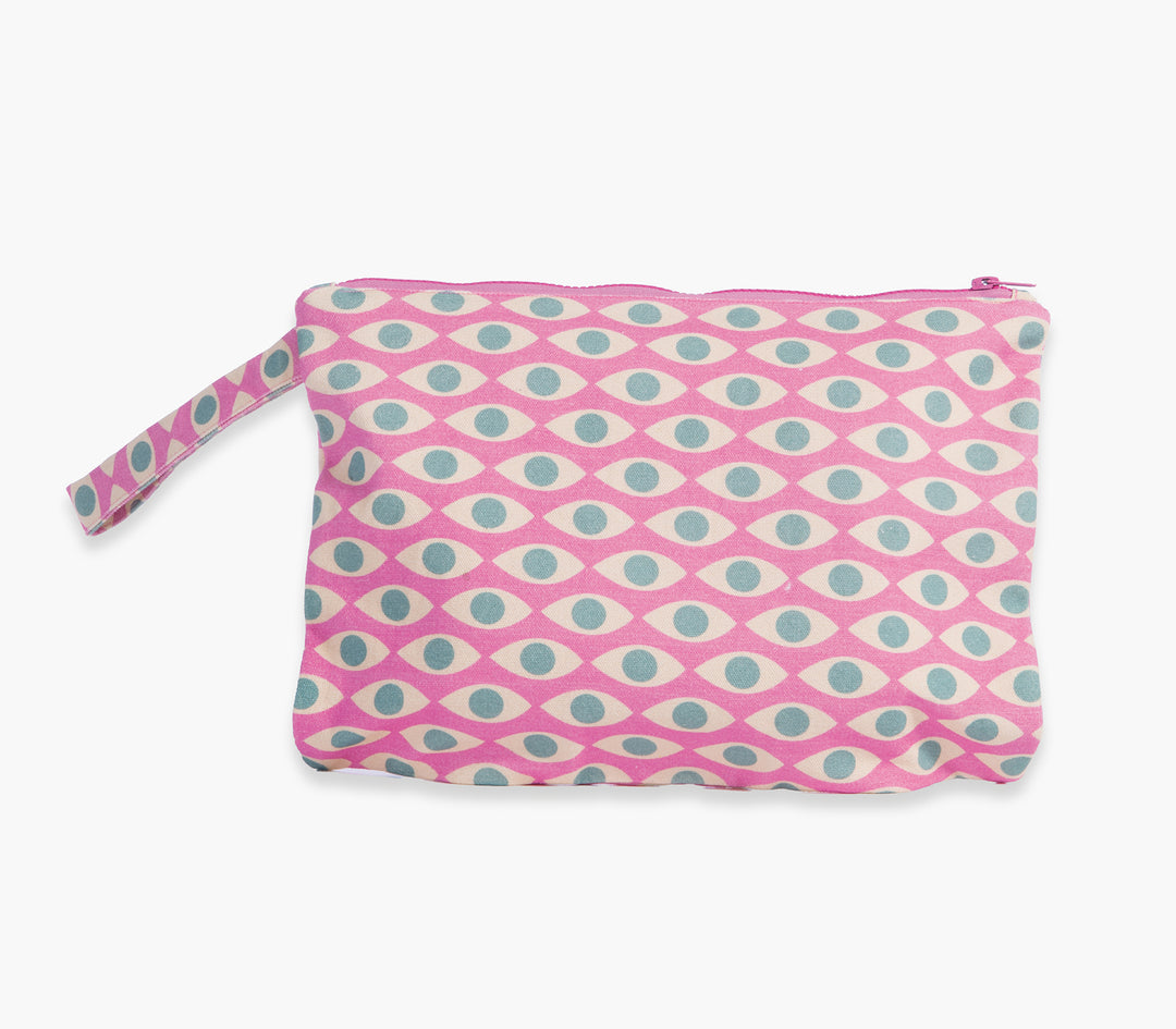 Τσαντάκι Θαλάσσης Ροζ Optimal 33X23cm Nef-Nef Homeware