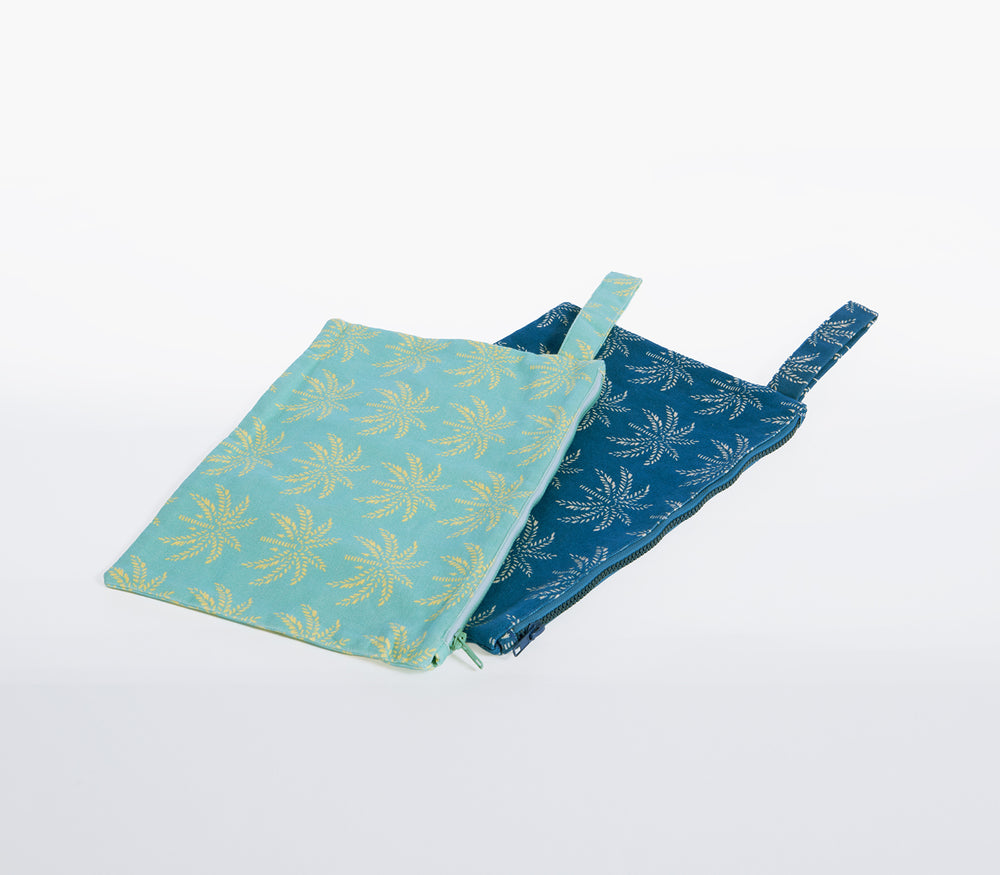 Τσαντάκι Θαλάσσης Μπλε Oriental 33X23cm Nef-Nef Homeware