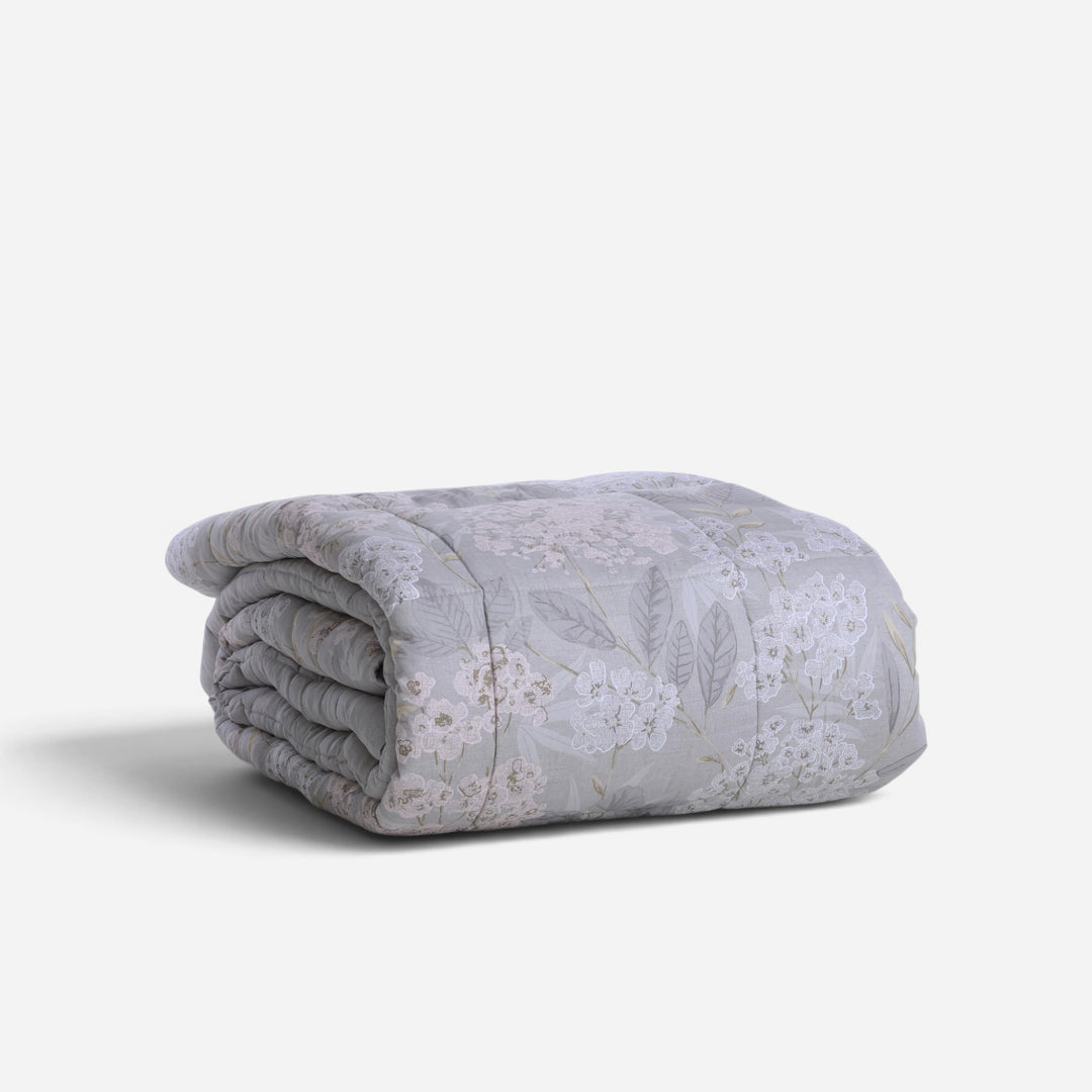 Πάπλωμα Υπέρδιπλο Βαμβακοσατέν Γκρι Darling Nef-Nef Homeware