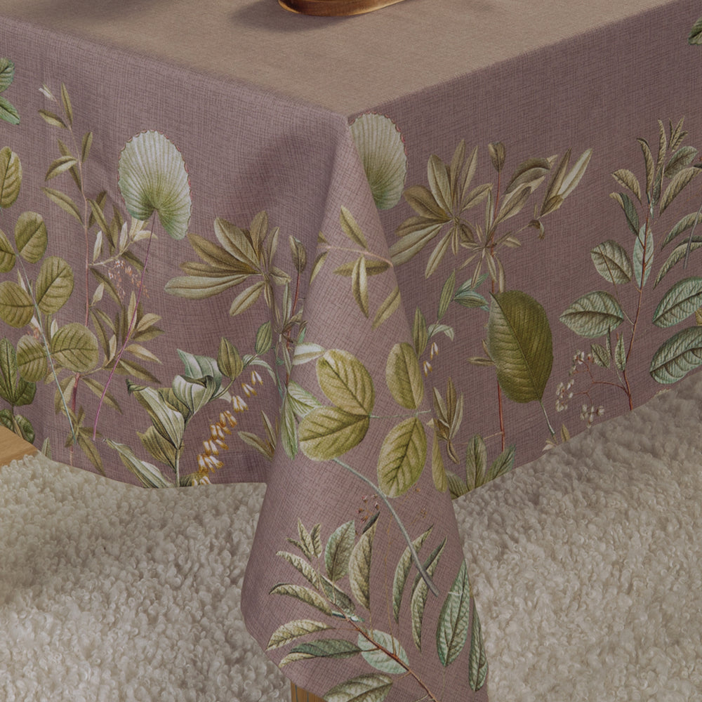 Τραπεζομάντηλο Μόκα Φλοράλ Βαμβακερό Flora 140X240cm Nef-Nef Homeware