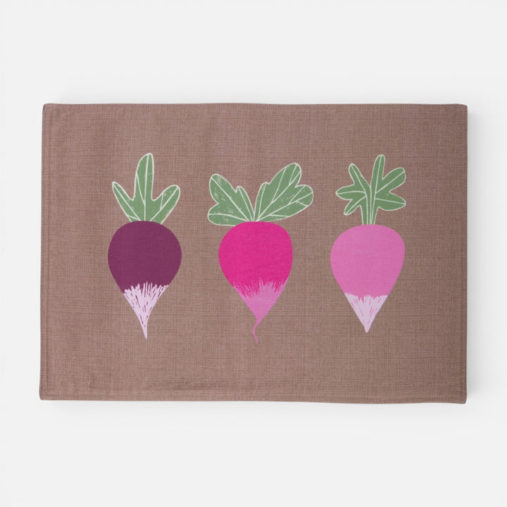 Σουπλά Διπλής Όψης Καφέ-Μωβ Radish 45Χ140cm Nef-Nef Homeware