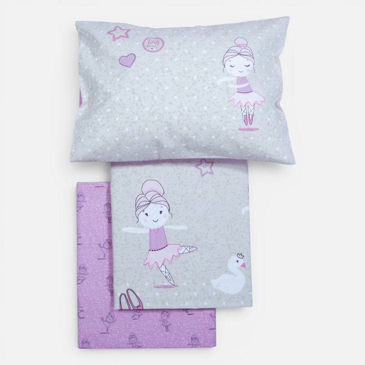 Σετ Σεντόνια Κούνιας Μέντα Ballerine World Nef-Nef Homeware