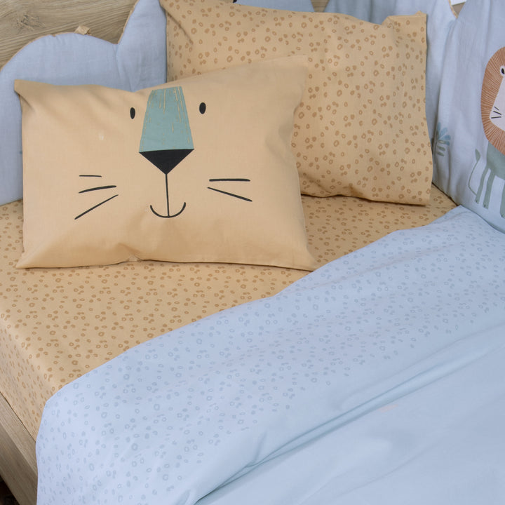 Σετ Σεντόνια Κούνιας Μπλε Wild Company Nef-Nef Homeware