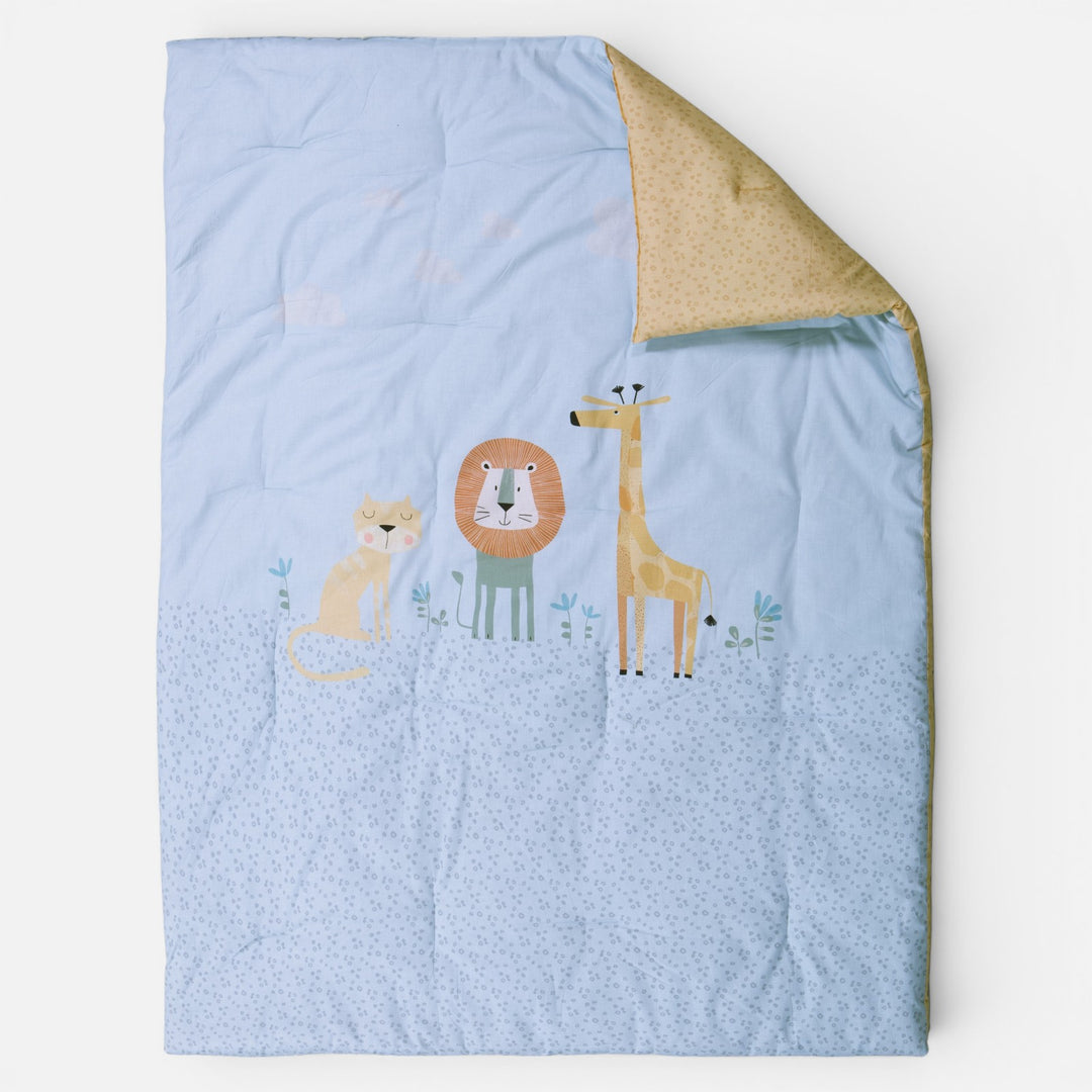 Πάπλωμα Βρεφικό Μπλε Wild Company Nef-Nef Homeware