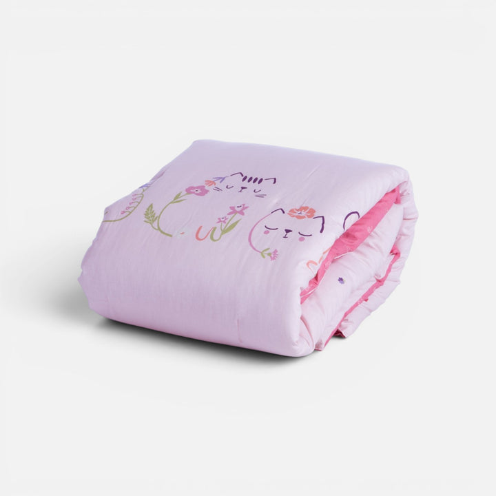 Πάπλωμα Βρεφικό Ροζ Cats are Perfect Nef-Nef Homeware