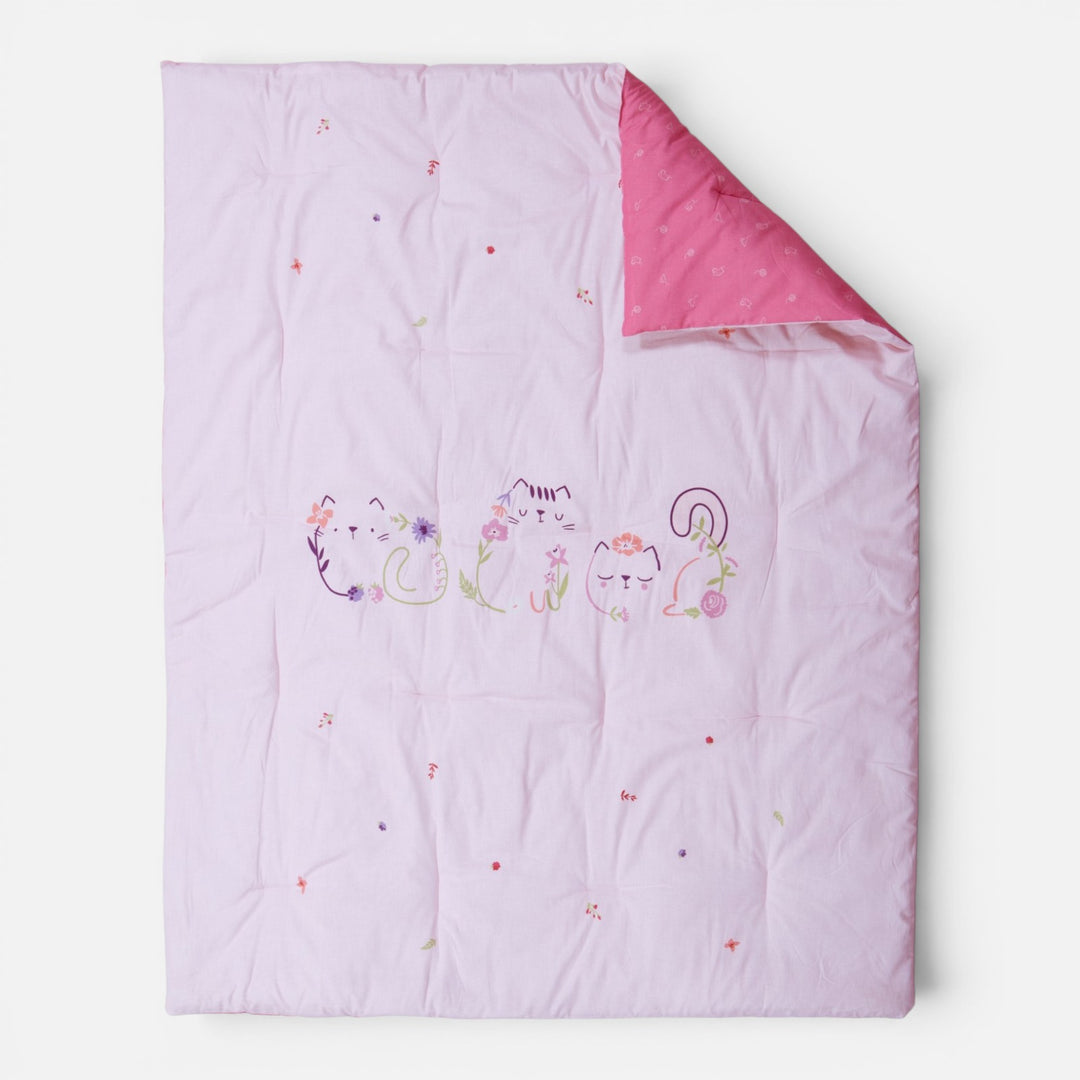 Πάπλωμα Βρεφικό Ροζ Cats are Perfect Nef-Nef Homeware