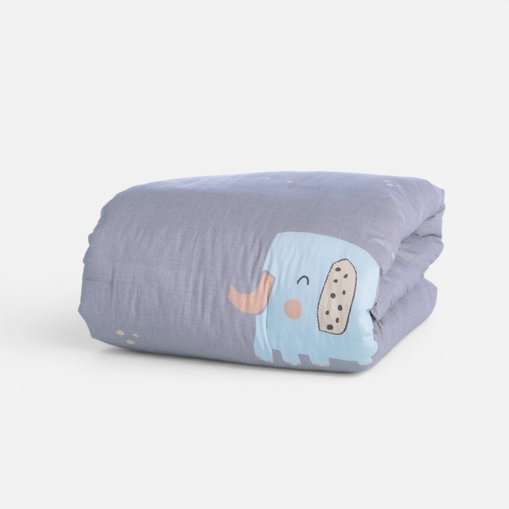 Πάπλωμα Βρεφικό Γκρι Elephants Nef-Nef Homeware
