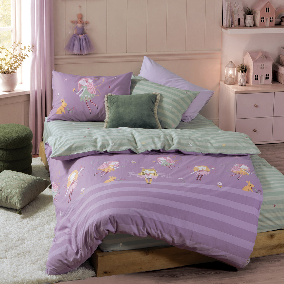 Σετ Σεντόνια Μονά Λιλά Fairy Tale Nef-Nef Homeware