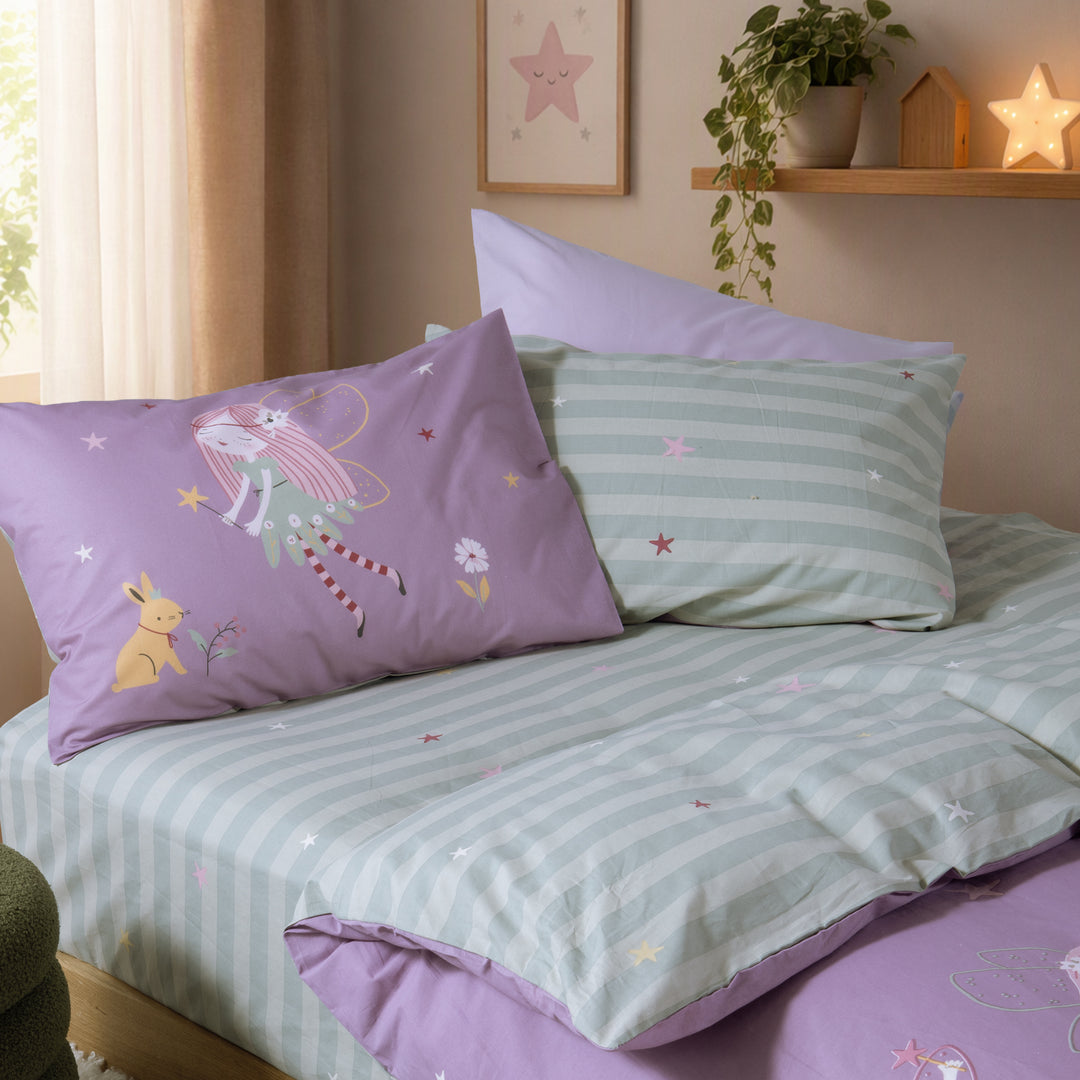 Σετ Σεντόνια Μονά Λιλά Fairy Tale Nef-Nef Homeware