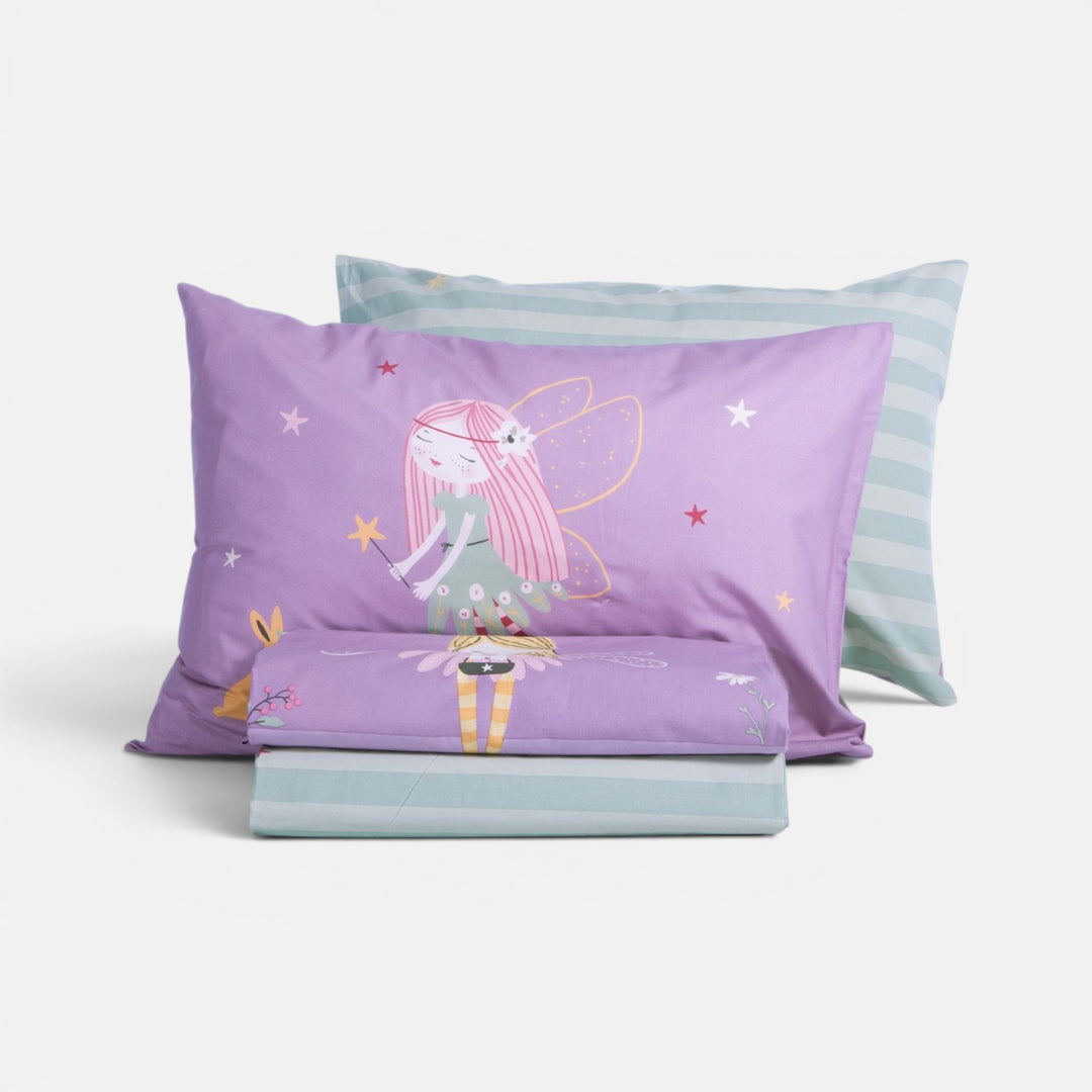 Σετ Σεντόνια Μονά Λιλά Fairy Tale Nef-Nef Homeware