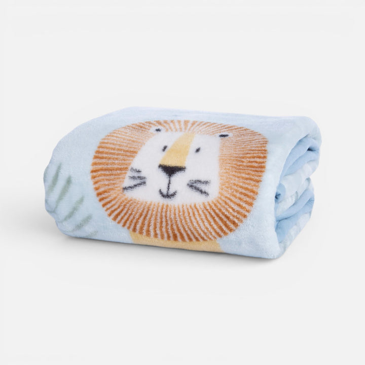 Κουβέρτα Αγκαλιάς Βελουτέ Μπλε Wild Company Nef-Nef Homeware