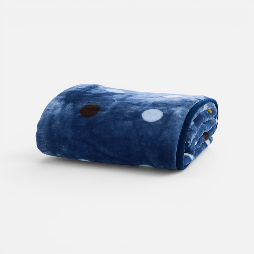 Κουβέρτα Μονή Πουά Μπλε Dots Blue Nef-Nef Homeware
