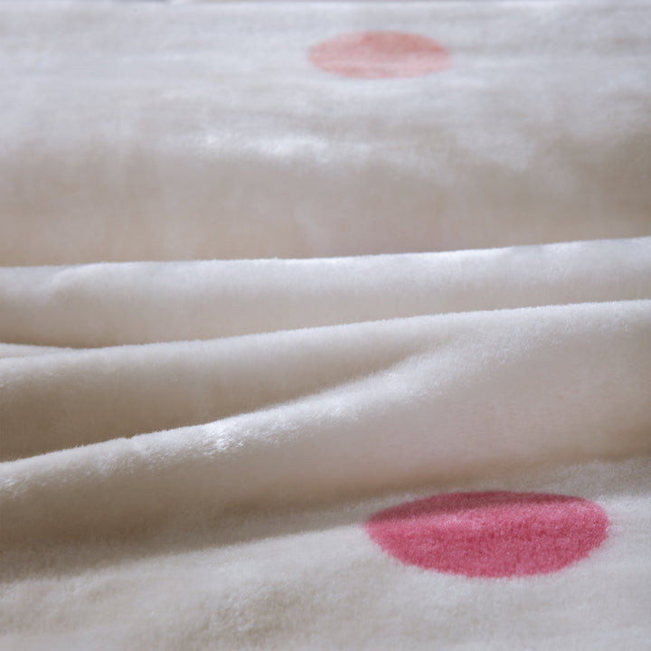 Κουβέρτα Μονή Πουά Εκρού Dots Nef-Nef Homeware