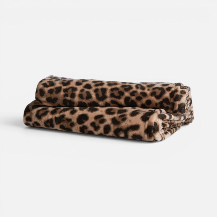 Κουβέρτα Καναπέ Fleece Λεοπάρ Cheetar Nef-Nef Homeware