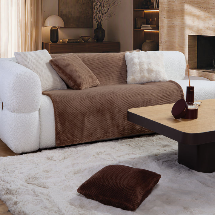 Ριχτάρι Πολυθρόνας Καφέ Edinber Nef-Nef Homeware