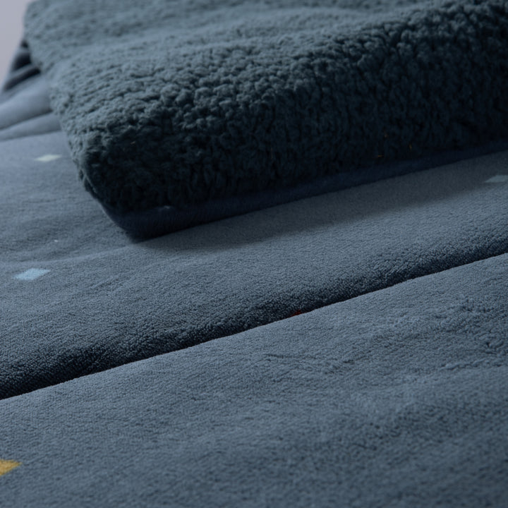 Κουβερτοπάπλωμα Μονό Πουά Μπλε Dots Blue Nef-Nef Homeware