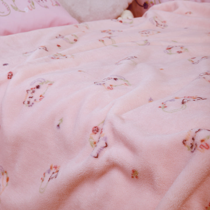Κουβέρτα Αγκαλιάς Fleece Ροζ Cats are Perfect Nef-Nef Homeware