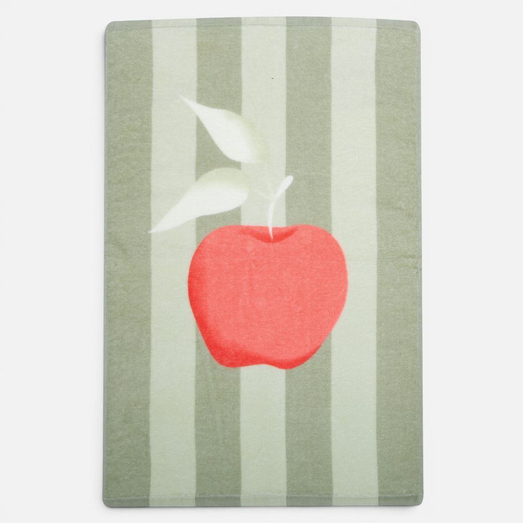 Ποτηρόπανο Βελουτέ Πράσινο Sweet Apple Nef-Nef Homeware