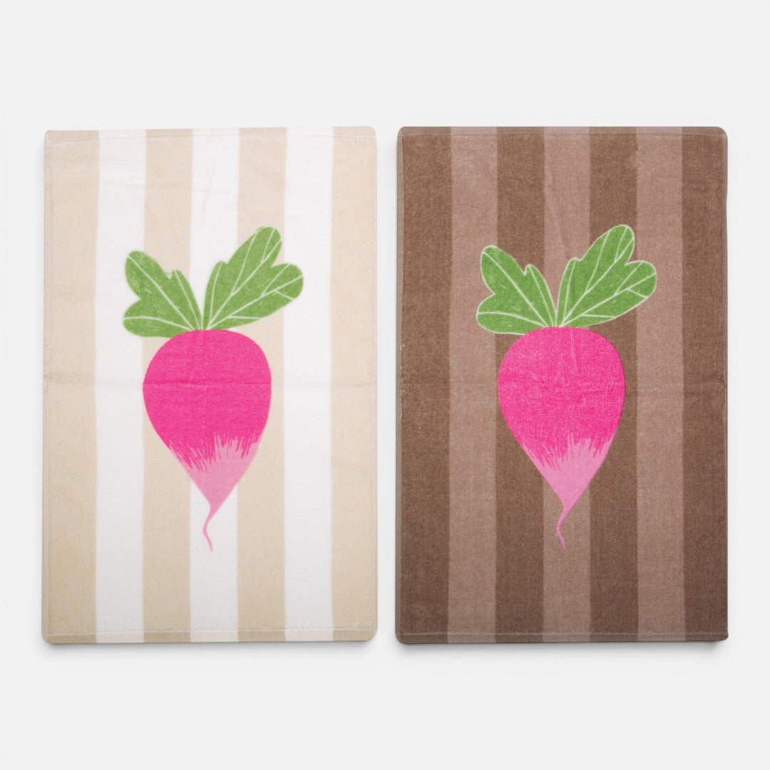 Ποτηρόπανο Βελουτέ Εκρού Radish Nef-Nef Homeware