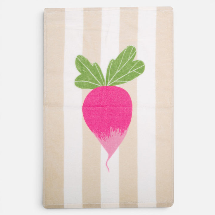 Ποτηρόπανο Βελουτέ Εκρού Radish Nef-Nef Homeware