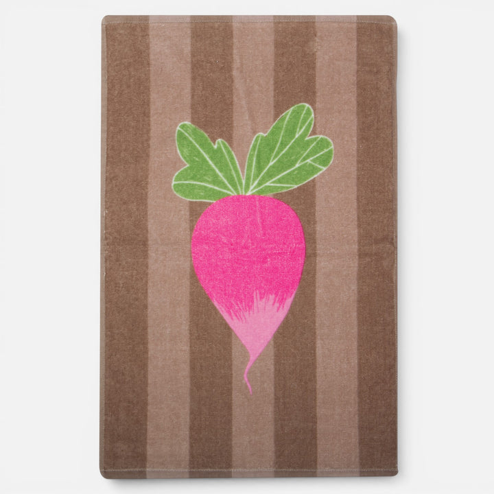 Ποτηρόπανο Βελουτέ Καφέ Radish Nef-Nef Homeware