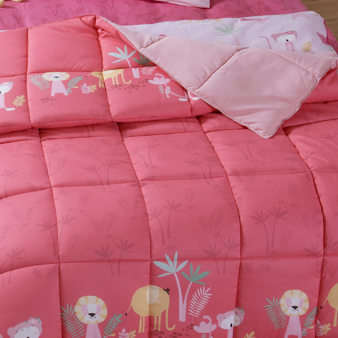 Πάπλωμα Μονό Ροζ Wild & Sweet Nef-Nef Homeware
