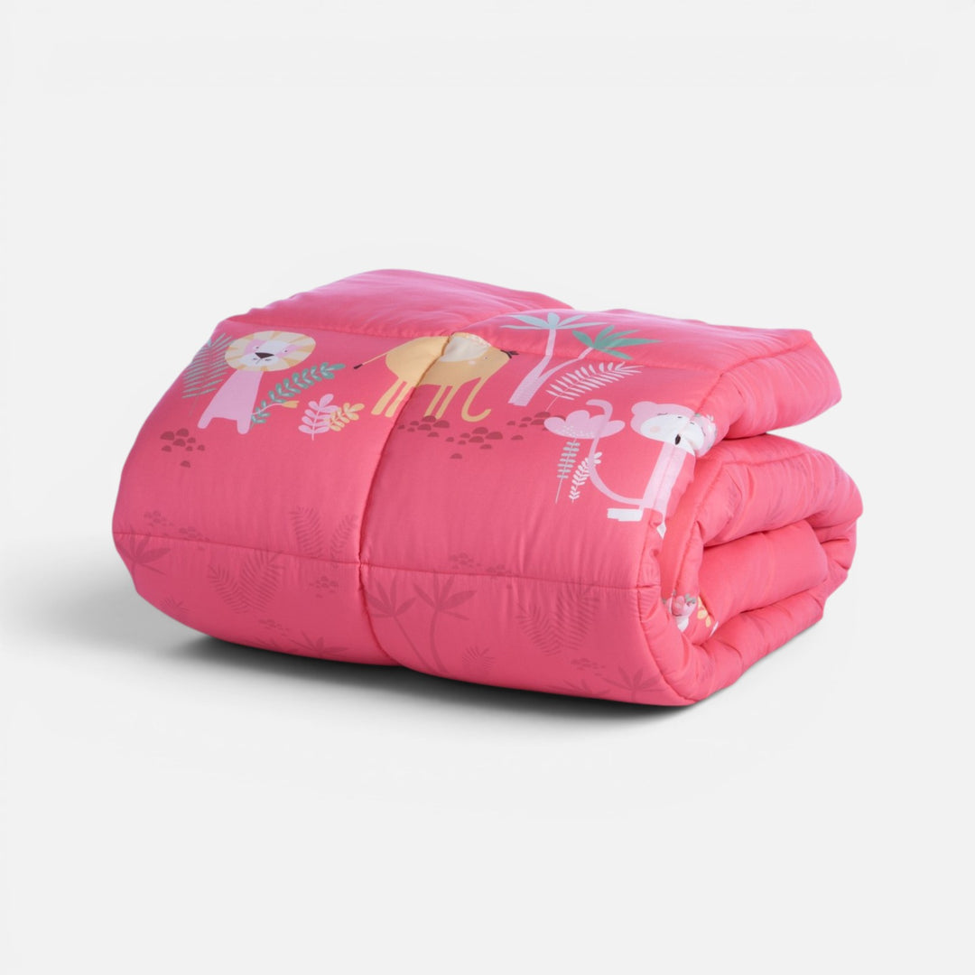 Πάπλωμα Μονό Ροζ Wild & Sweet Nef-Nef Homeware
