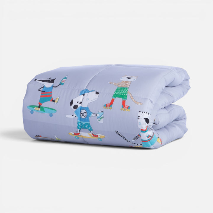 Πάπλωμα Μονό Κίτρινο-Γκρι Cool Skating Nef-Nef Homeware